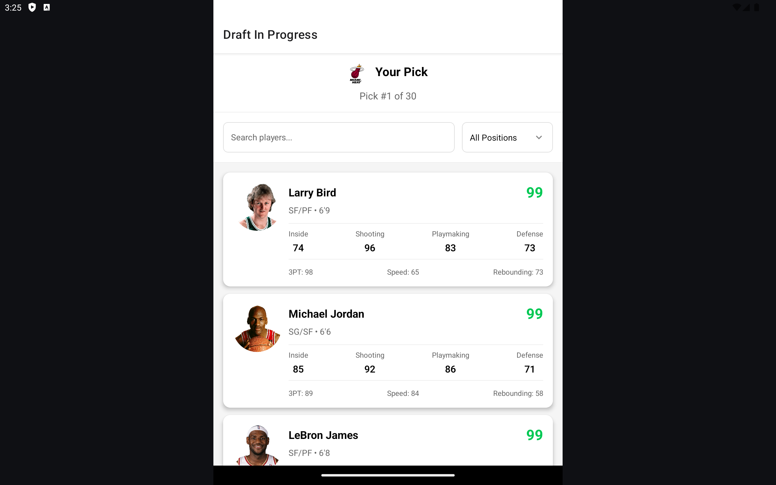 NBA Draft Simulator